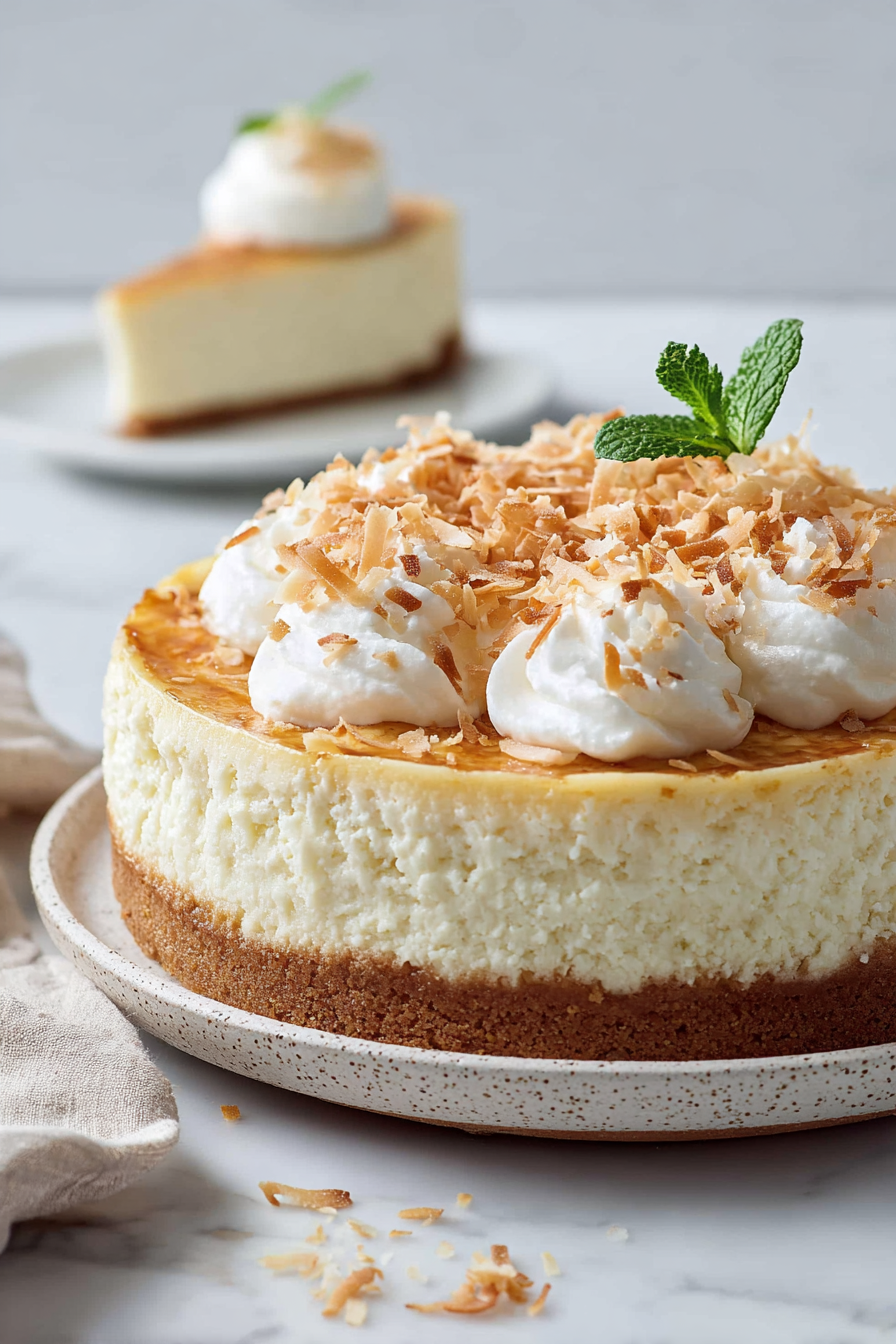 Delish Coconut Cheesecake Recipes