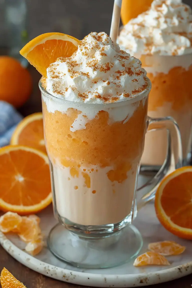 Delish Dirty Creamsicle Float