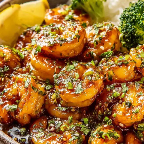 Delish Honey Garlic Shrimp Sheet Pan Dinner