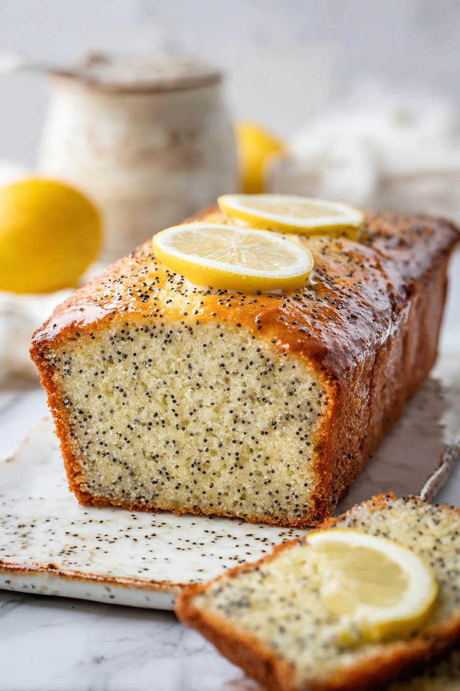 Delish Lemon Poppy Seed Bread