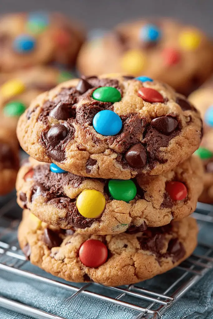 Delish M&M Cookies