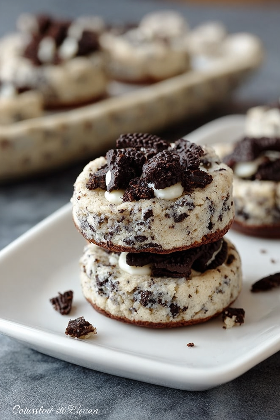 Delish Oreo Cheesecake Cookies