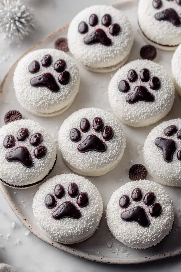 Delish Oreo Polar Bear Paws Recipe
