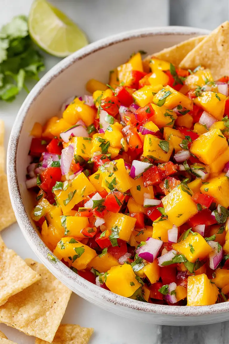 Delish Peach Mango Salsa Recipes