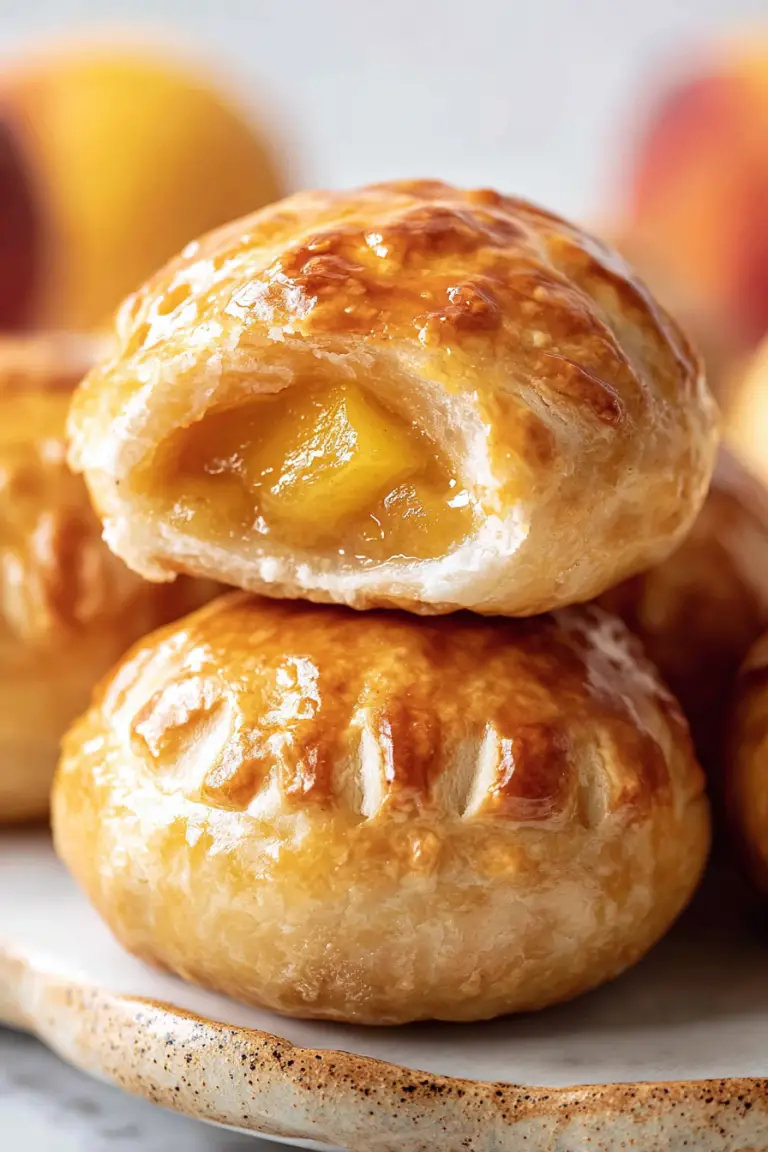 Delish Peach Pie Bombs