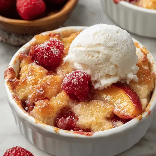 Delish Raspberry Peach Cobbler Recipes