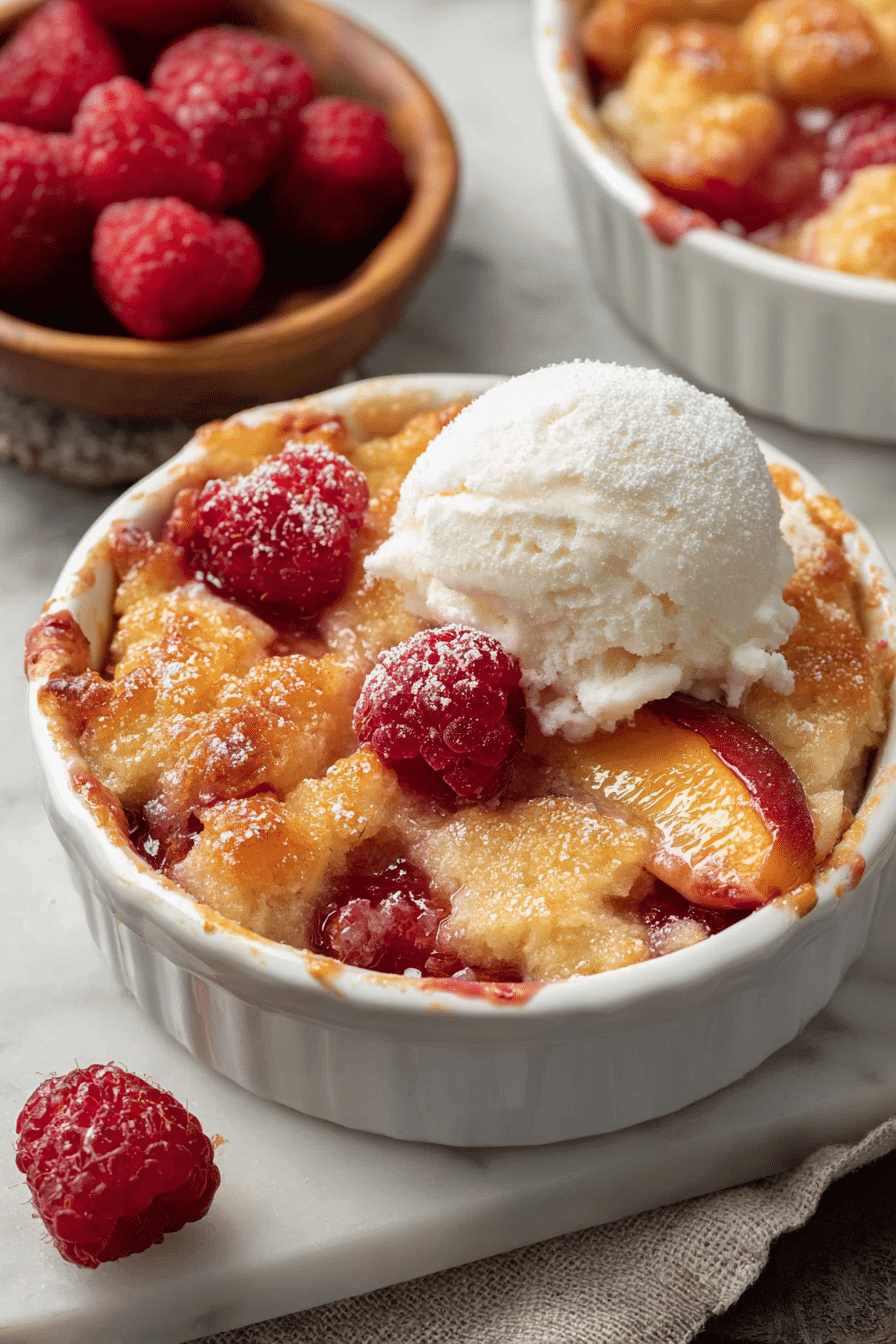Delish Raspberry Peach Cobbler Recipes