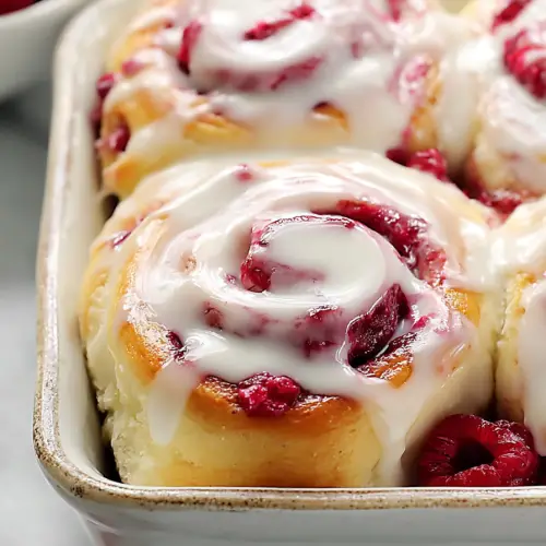 Delish Raspberry Sweet Rolls Recipe