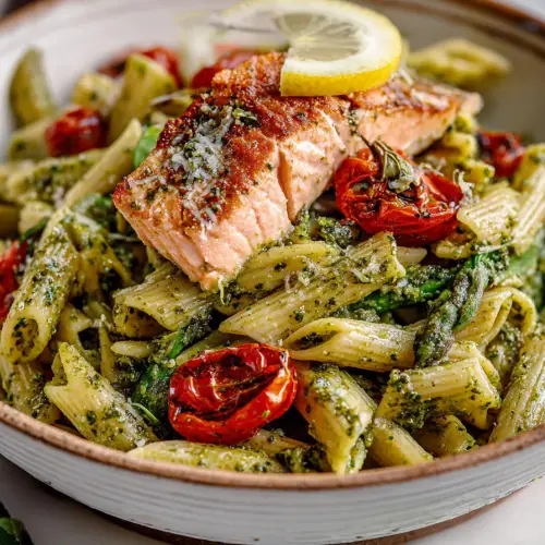 Delish Salmon Pesto Pasta Recipes