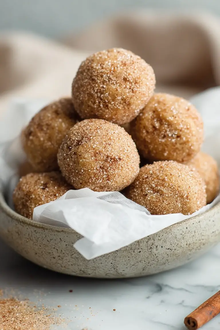 Delish Snickerdoodle Protein Balls