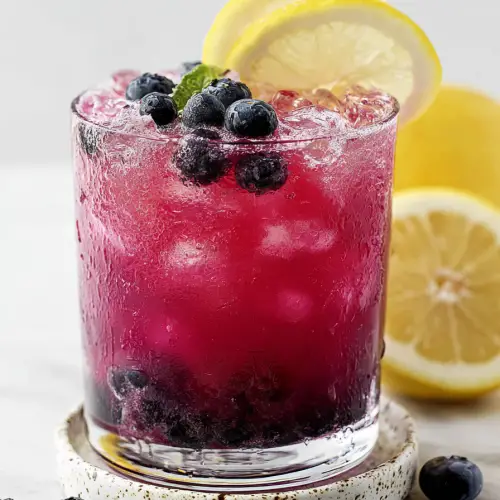 Delish Spiked Blueberry Lemonade