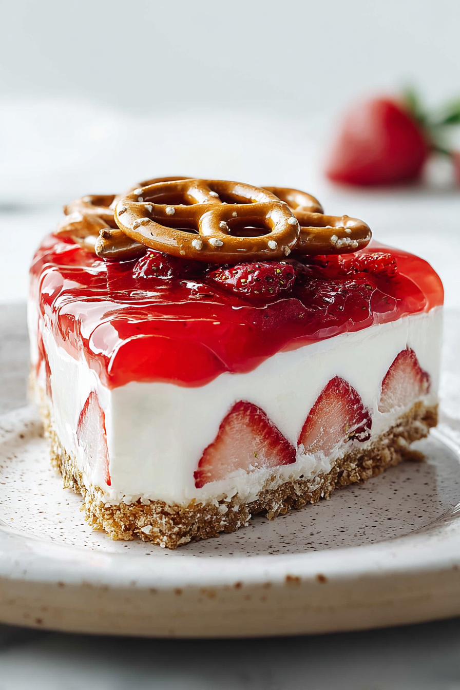 Delish Strawberry Pretzel Salad Recipes