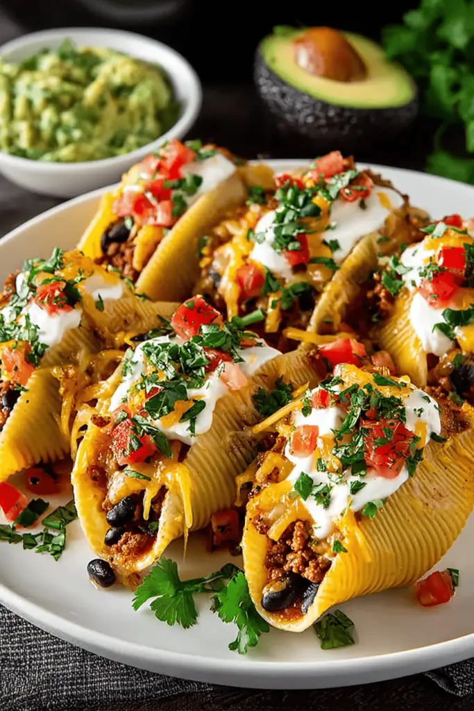 Delish Stuffed Taco Shells