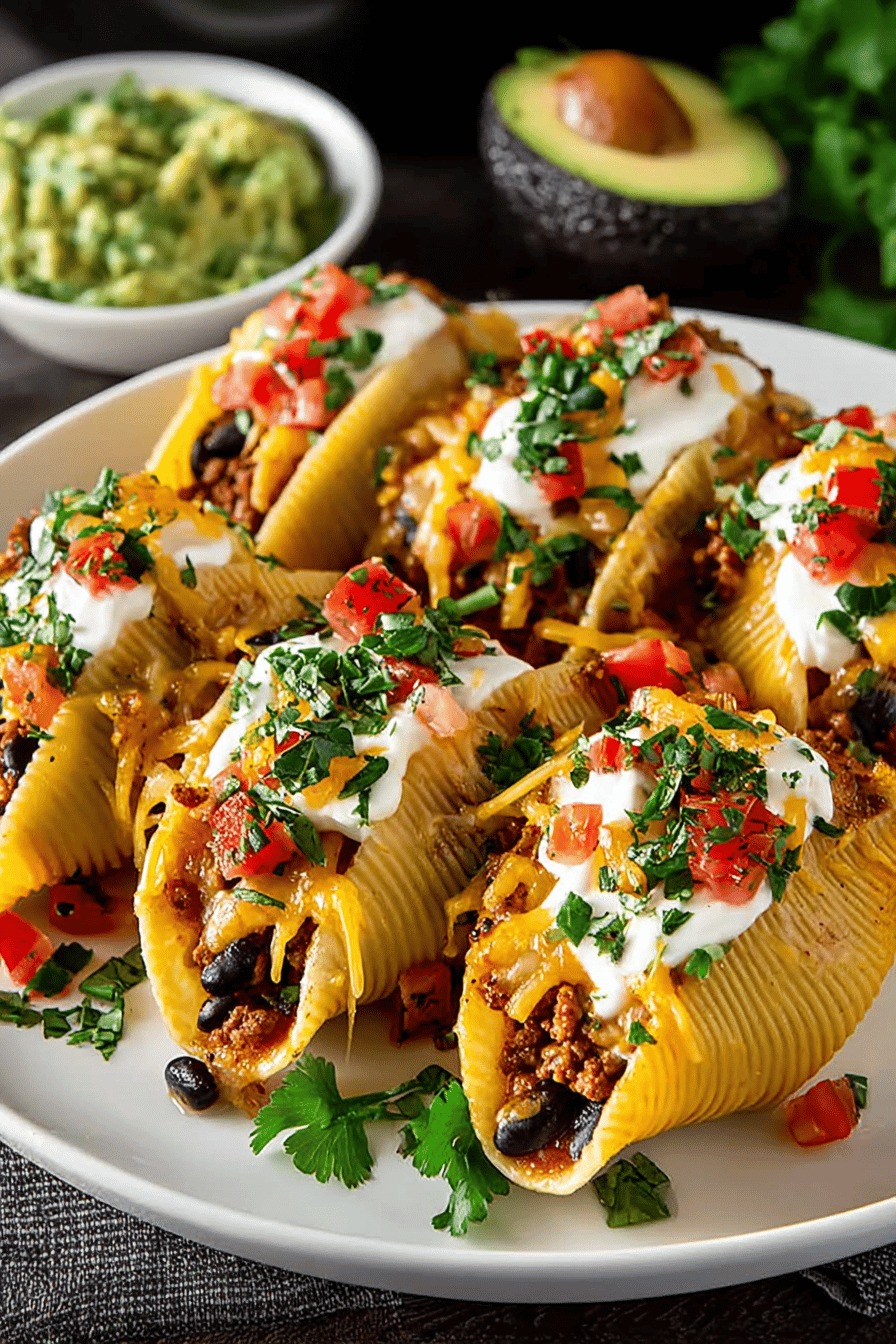 Delish Stuffed Taco Shells