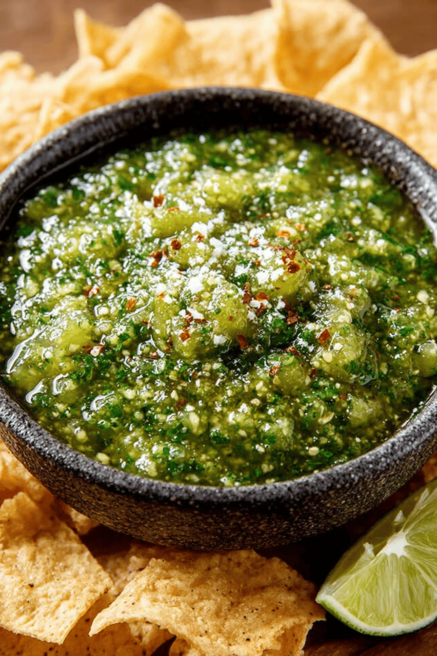 Delish Tomatillo Salsa