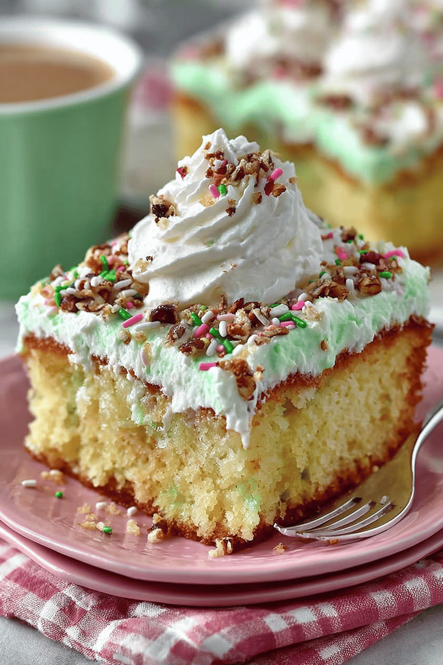 Delish Watergate Sheet Cake