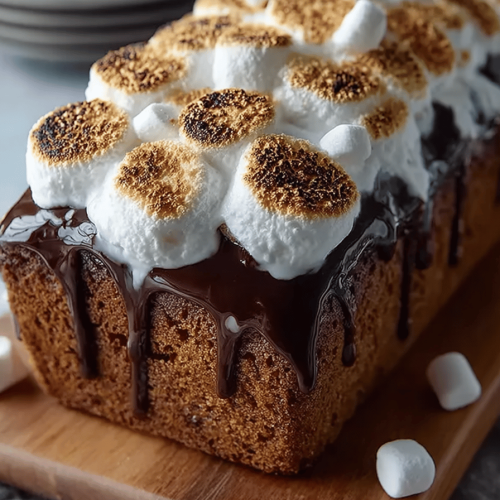 Easy And Delish S mores Loaf Cake