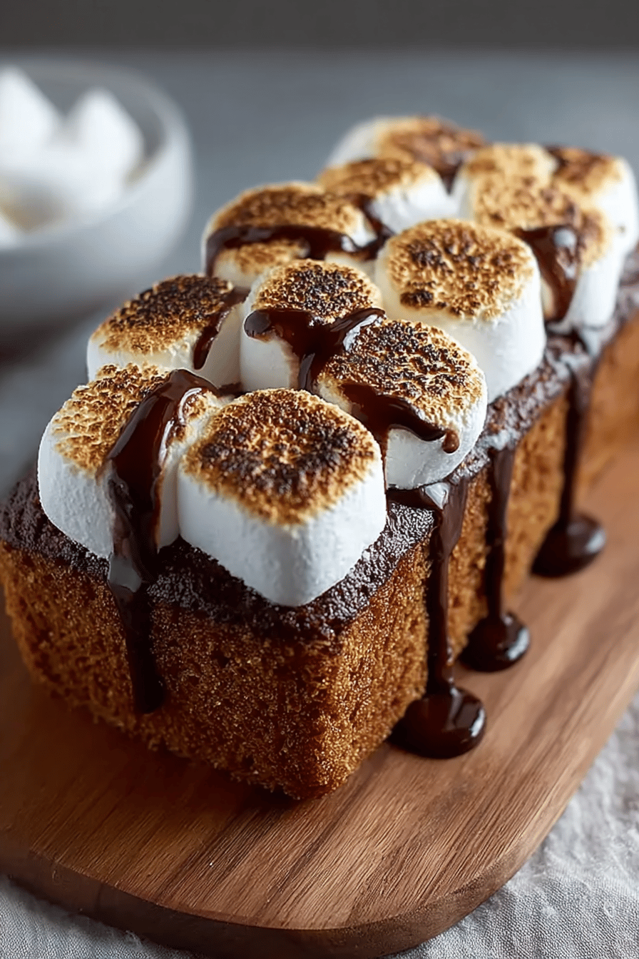 Easy And Delish S mores Loaf Cake