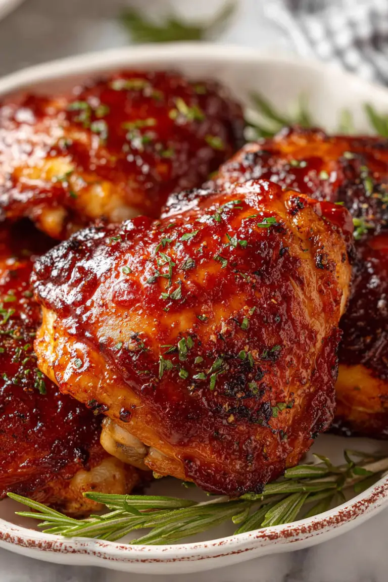 Easy Baked BBQ Chicken Thighs Recipe