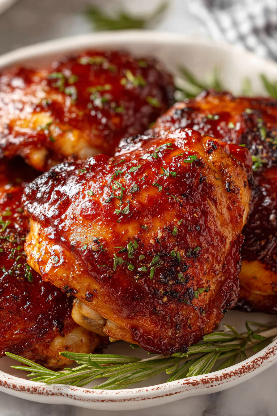 Easy Baked BBQ Chicken Thighs Recipe
