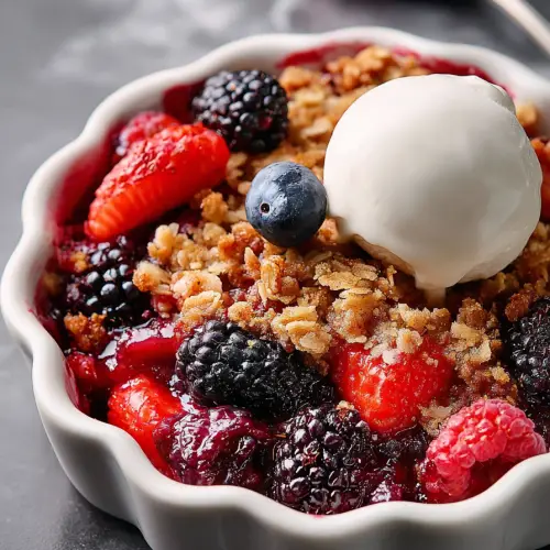 Easy Berry Crisp Recipe