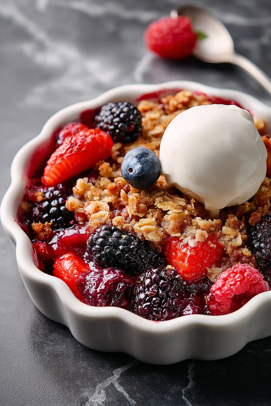 Easy Berry Crisp Recipe