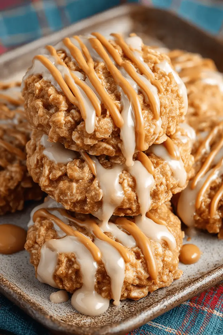 Easy Biscoff No-Bake Cookies