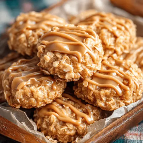 Easy Biscoff No-Bake Cookies