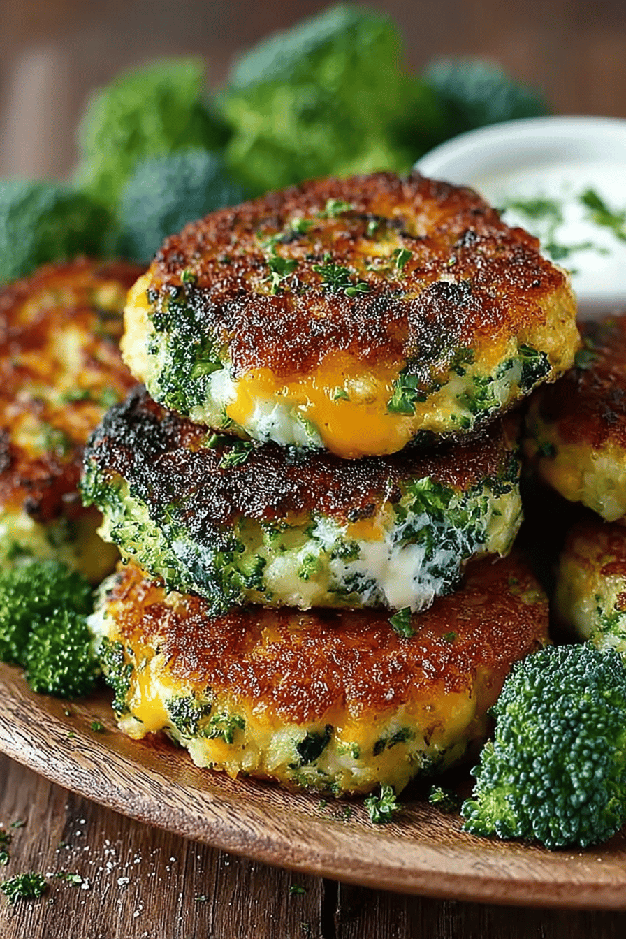 Easy Broccoli Cheese Patties