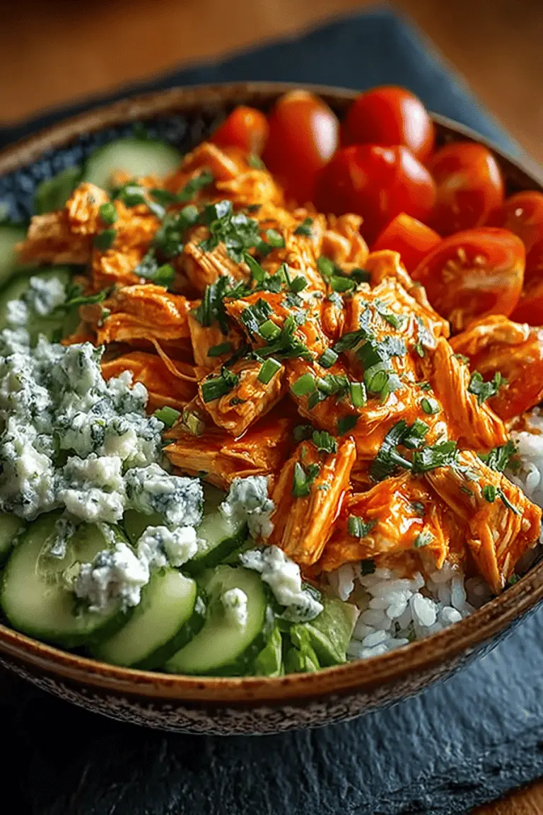 Easy Buffalo Chicken Bowls