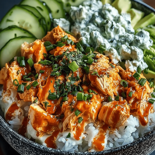 Easy Buffalo Chicken Bowls