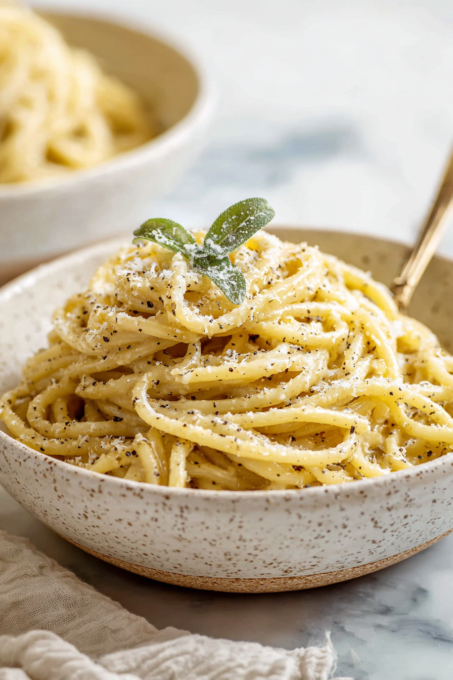 Easy Cacio e Pepe