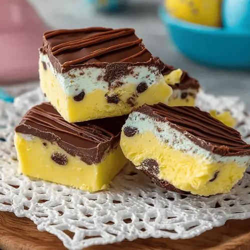 Easy Cadbury Egg Fudge