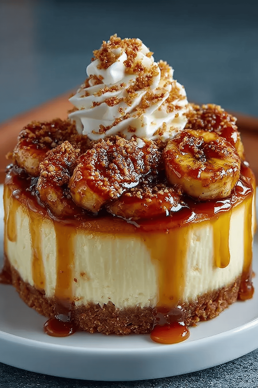 Easy Caramelized Banana Cheesecake Delight