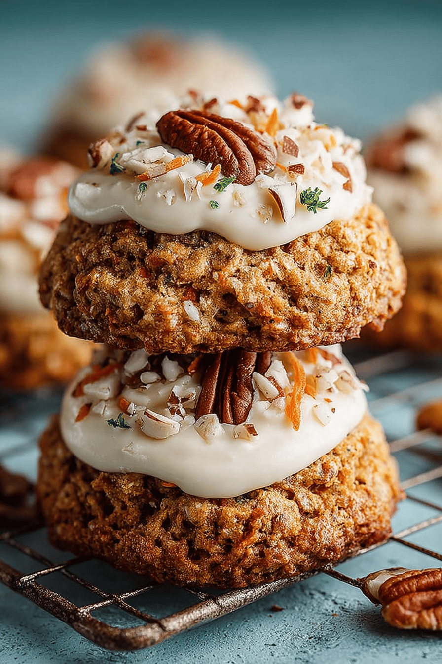 Easy Carrot Cake Cookies