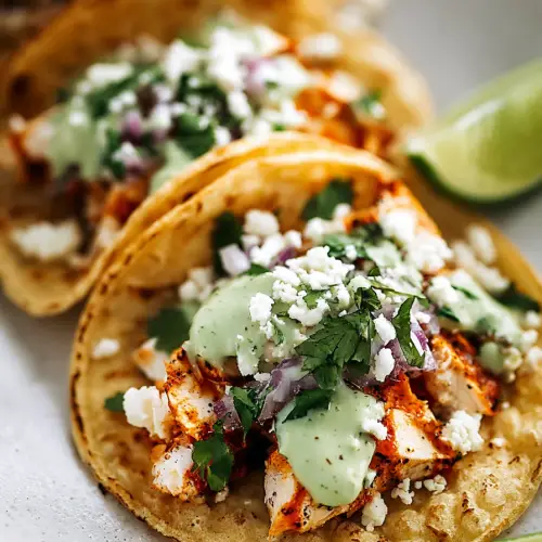 Easy Chicken Street Tacos for a Quick Meal