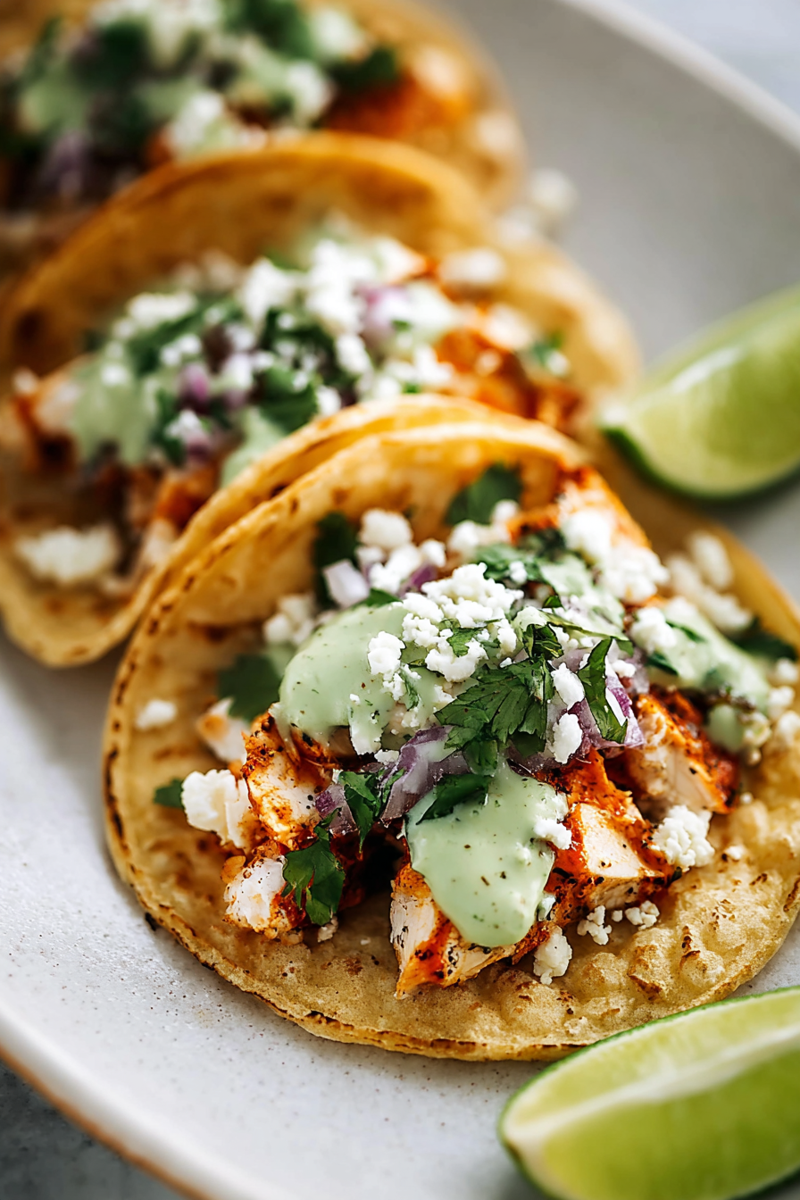 Easy Chicken Street Tacos for a Quick Meal