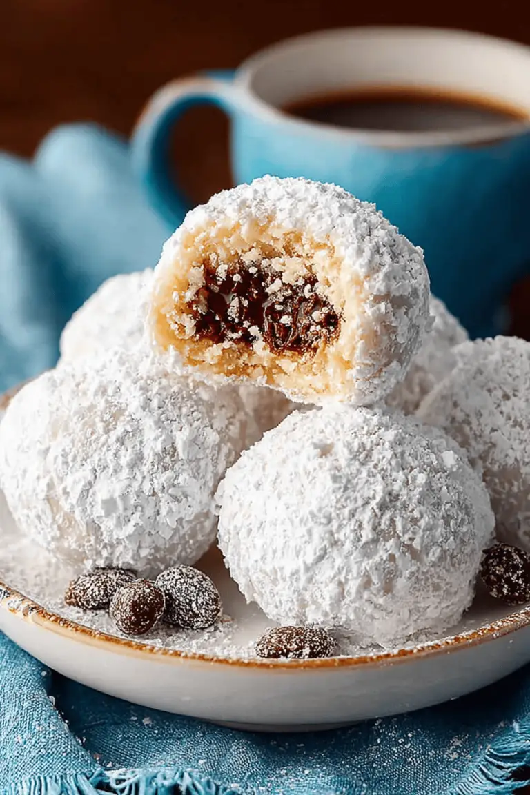 Easy Chocolate Snowballs
