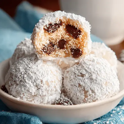 Easy Chocolate Snowballs