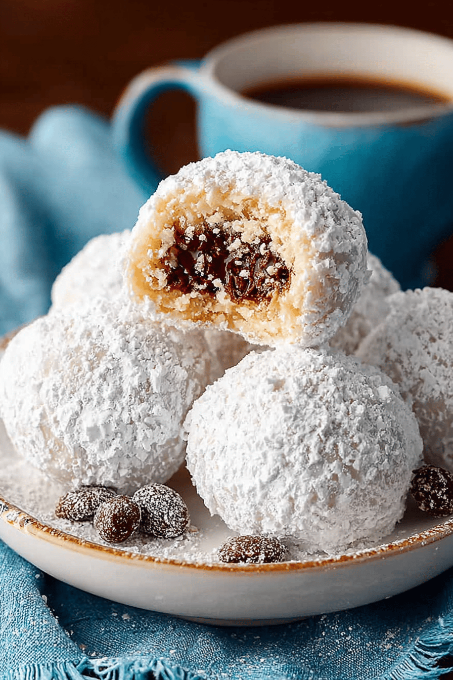 Easy Chocolate Snowballs
