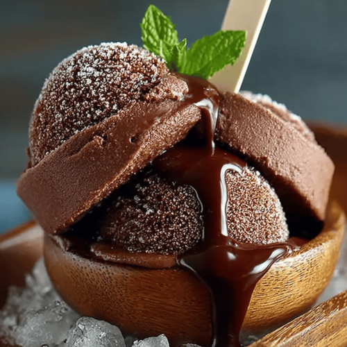 Easy Chocolate Sorbet Treats