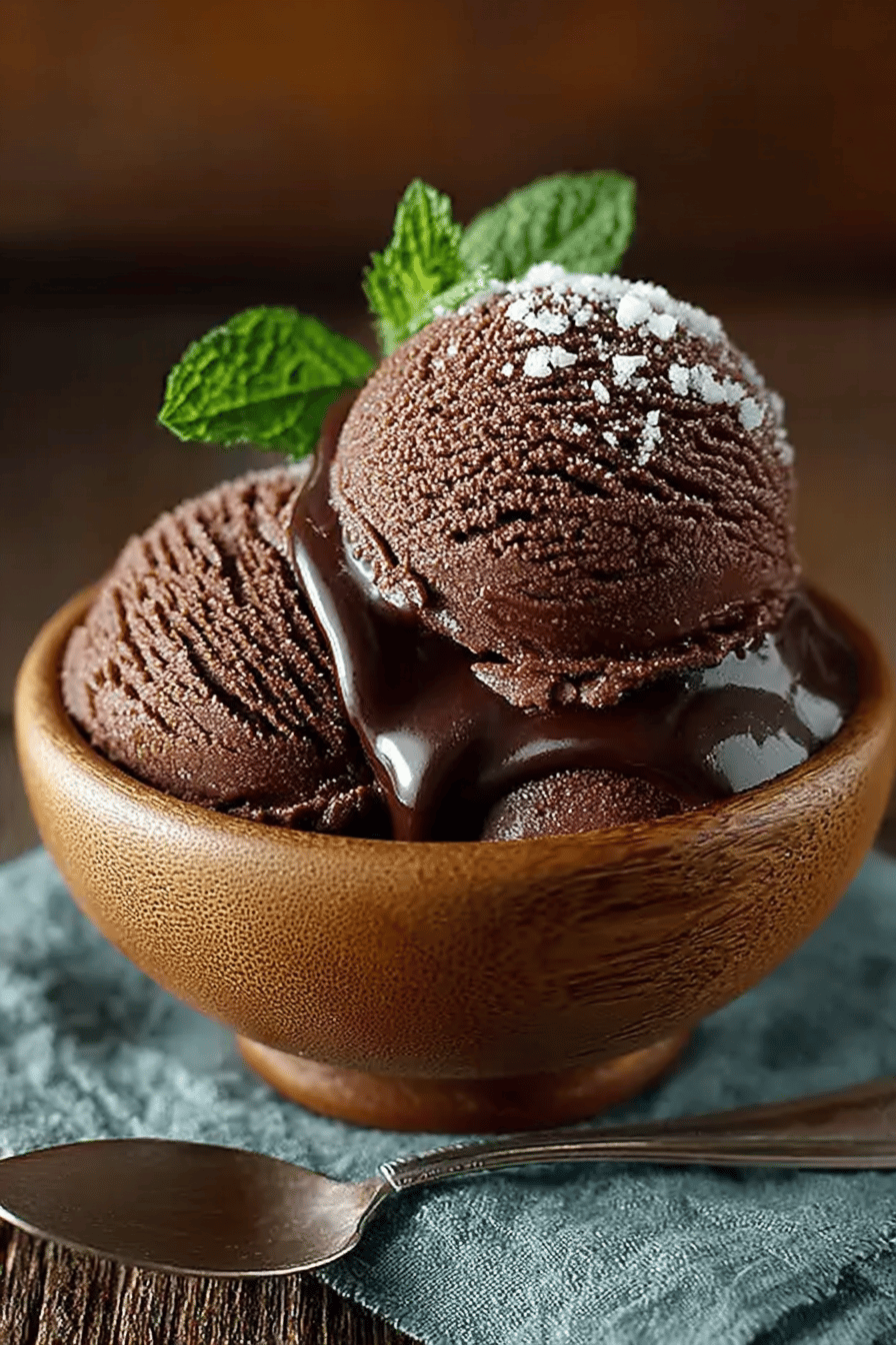 Easy Chocolate Sorbet Treats