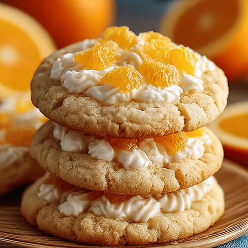 Easy Creamsicle Orange Cookies
