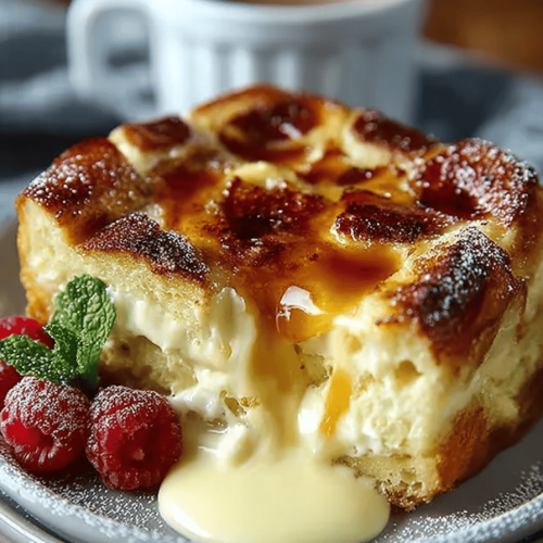 Easy Custard Bread Pudding