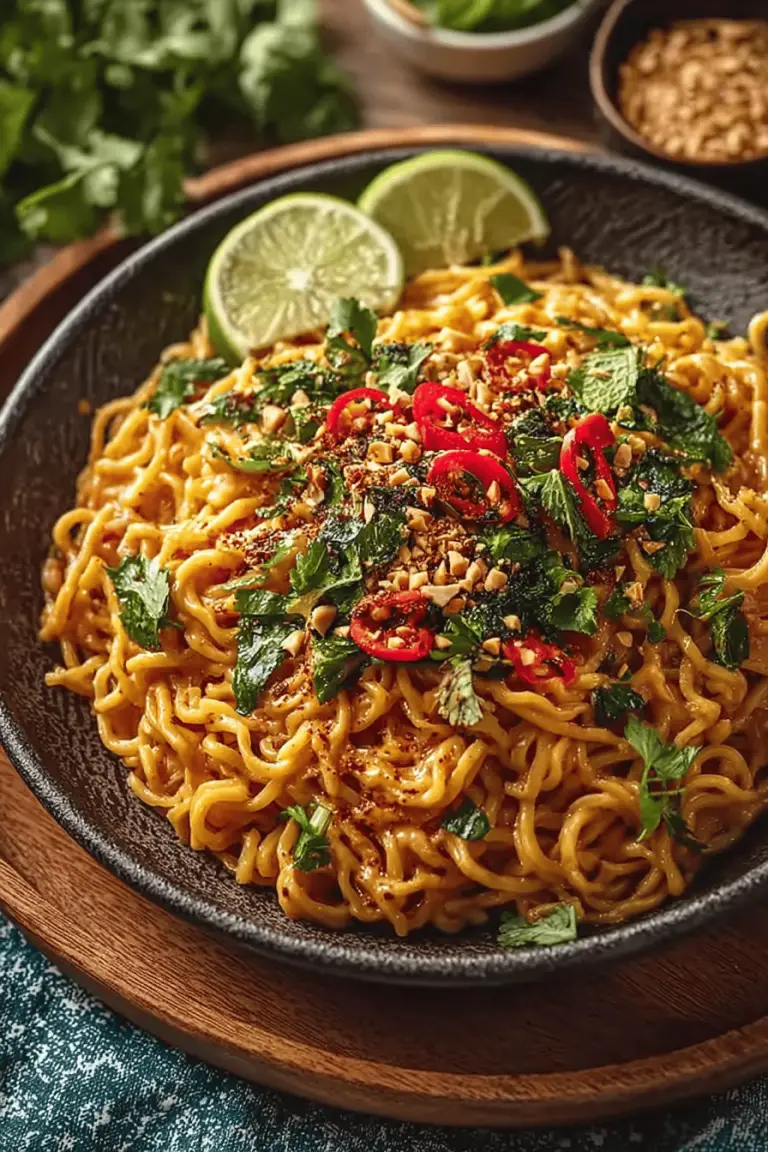 Easy & Delicious Thai Peanut Noodles