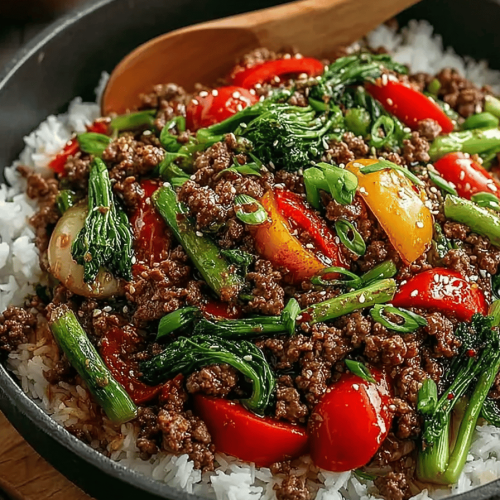Easy Ground Beef Stir Fry