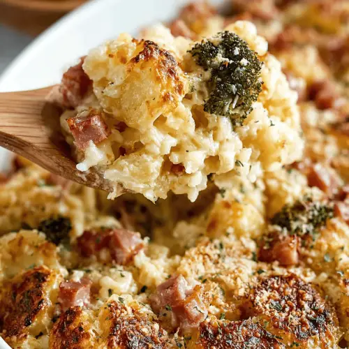 Easy Ham & Potato Casserole