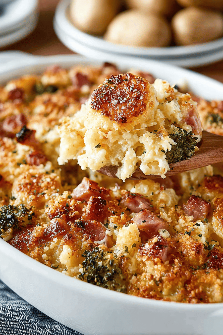 Easy Ham & Potato Casserole