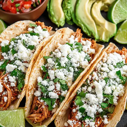 Easy Instant Pot Chicken Tacos