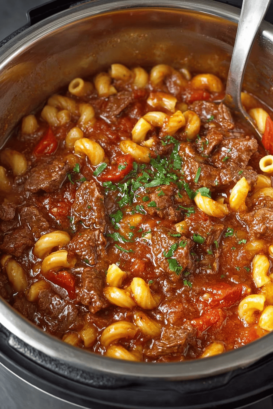 Easy Instant Pot Goulash